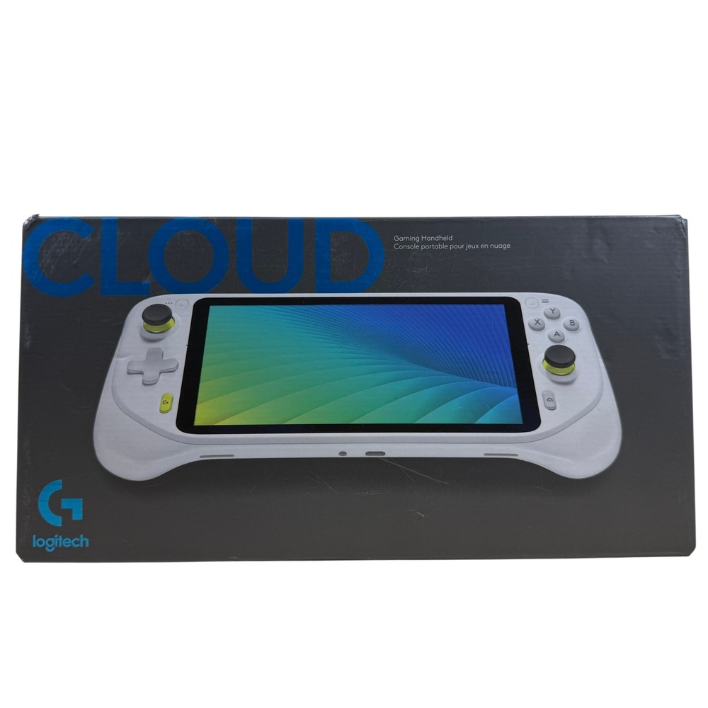 Logitech G Cloud Gaming Handheld Console GR0006 White 64GB Android WiFi 7" 1080p